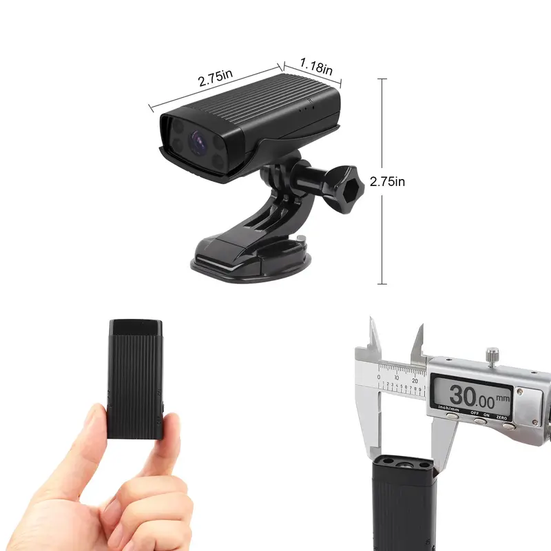 Mini caméra de sécurité intelligente sans fil WiFi et étanche