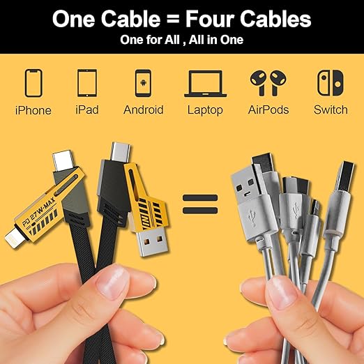 CABLE DE CHARGE 4 EN 1