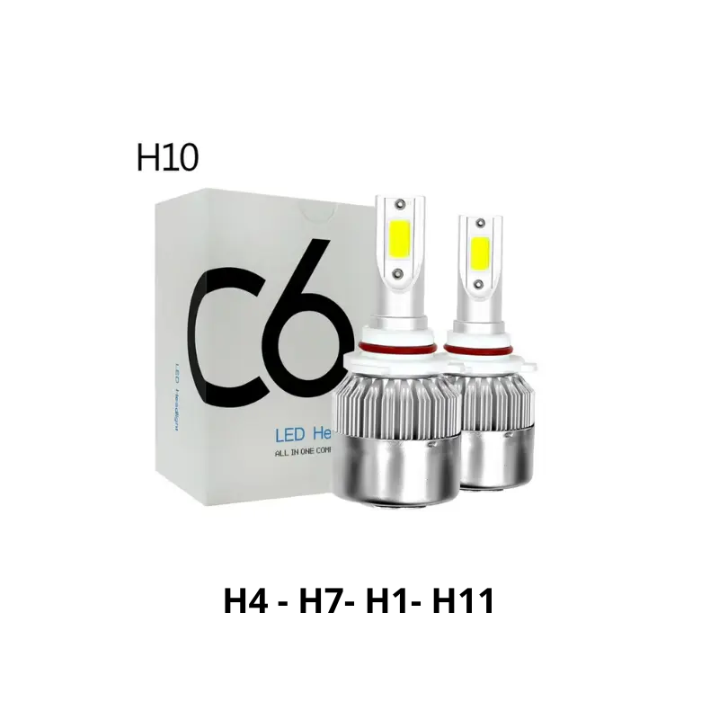 2 * LED Phare ET CODE Ampoule pour voiture C6 lumière blanche