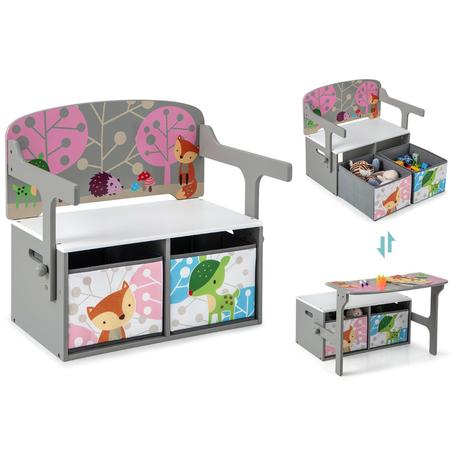 طاولة وكراسي الأطفال القابلة للتحويل