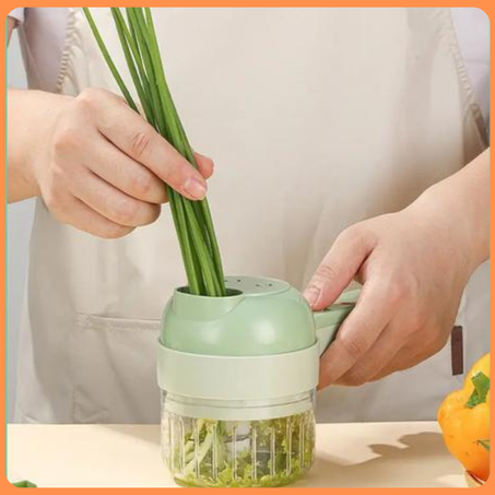 قطاعة الخضار الكهربائية 4 في 1