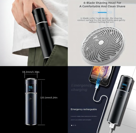 ماكينة حلاقة كهربائية صغيرة