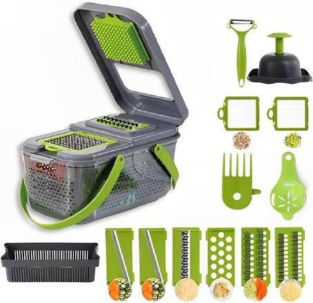 قطّاعة الخضر والفواكه متعددة الوظائف