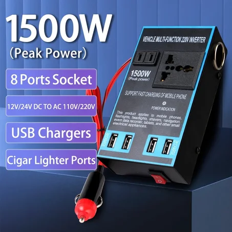 Convertisseur de Tensions pour voiture 220 V