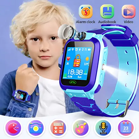 Montre Connectée Pour Enfants Avec Carte Sim, localisation en temps réel GPS