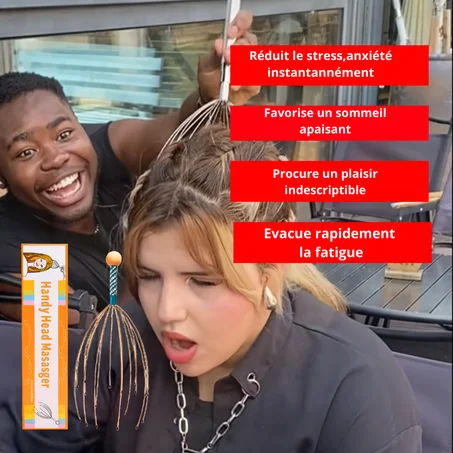 Masseur de tête anti-stress & détente profonde