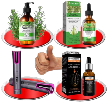 التركيبة السحرية شعر كثيف مصفف