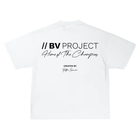 BV PROJECT COLLECTION WHITET-SHIRT BLACK EDITION