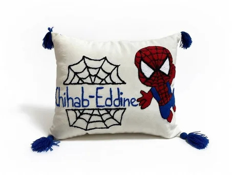 مخدة "سبايدرمان" مخصصة بالاسم | Coussin Spider-Man 🕷️🕸️
