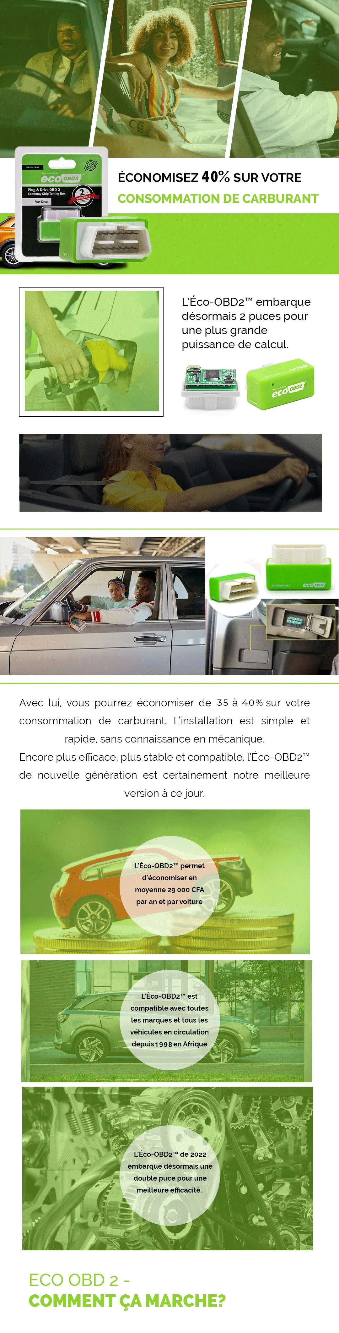 Économiseur De Carburant Automatique Plug & Play - Réduction Consommation 5-8% Pour Voitures Et Camions