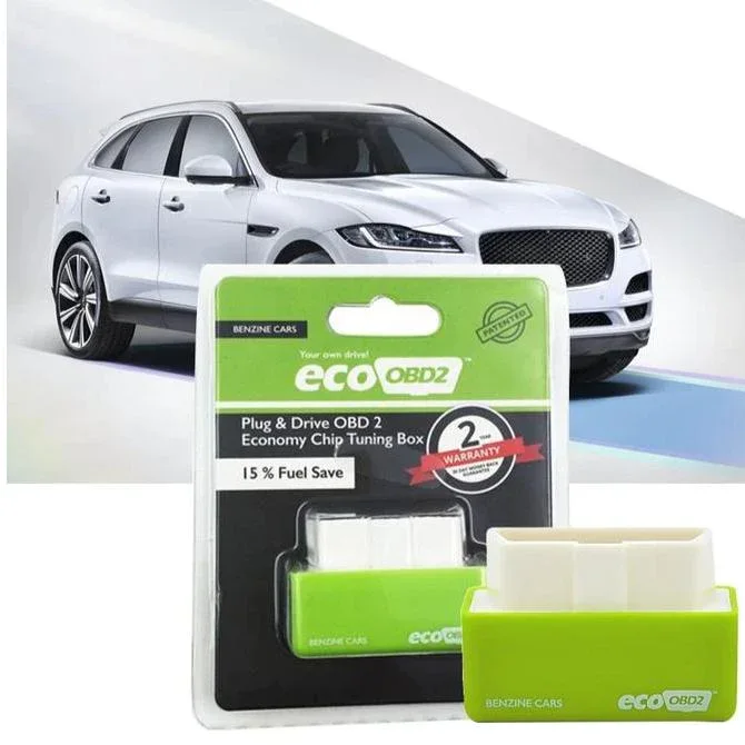 Ashata Boîte de réglage de puce d'économie de carburant ECO OBD2 Plug