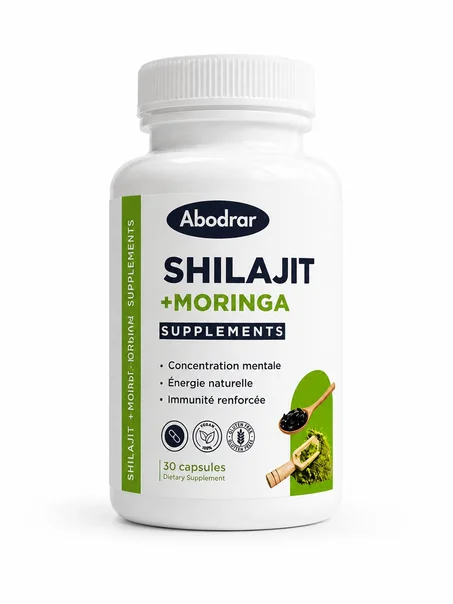 🌿 Shilajit + Moringa – تركيبة طبيعية للطاقة والتركيز