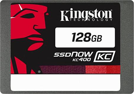 Disque SSD Kingston Digital 128 Go KC400 2,5"