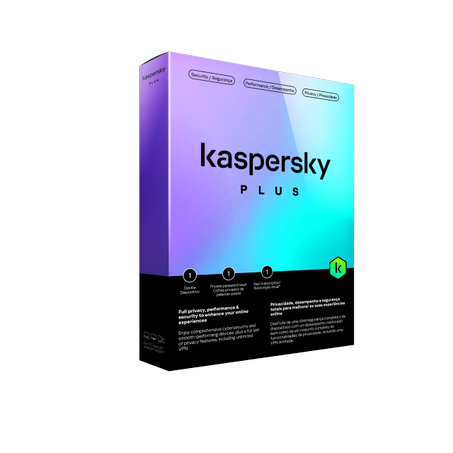 Kaspersky  Plus (équivalent à Internet Security)  Licence 1 Poste / 1 an