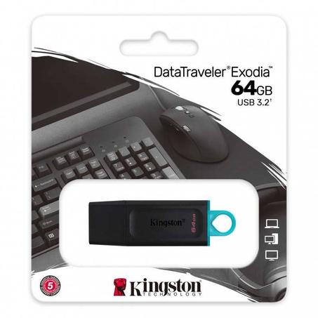 Clé USB Kingston DataTraveler Exodia 3.2 64 Go
