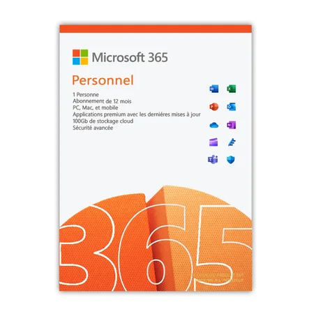 Microsoft  365 Business  Abonnement 12 mois  Avec 100G Stockage sur cloud  (PC, Mac, iOS et Android)