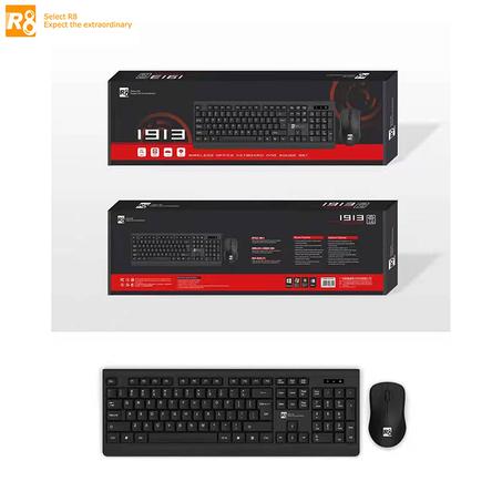 Ensemble clavier et souris sans fil R8 1913