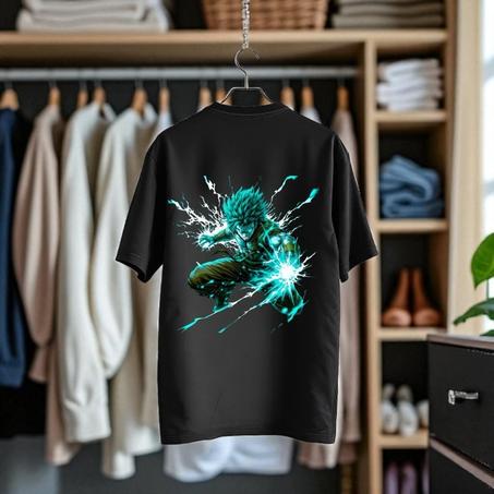 T-shirt manga Dragon Ball noir – 7 boules de cristal & guerrier Super Saiyan