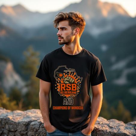 T-shirt RSB African Champions – Maillot Supporter Renaissance Sportive de Berkane
