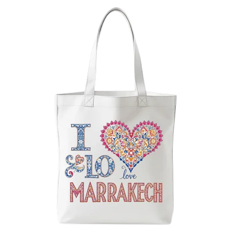 Unique Handmade Tote Bag from Marrakech – Stylish Souvenir Gift