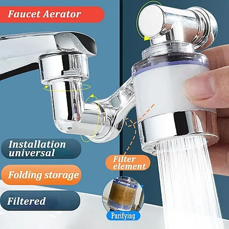 New 1080° Rotating Faucet Aerator with Filter Element