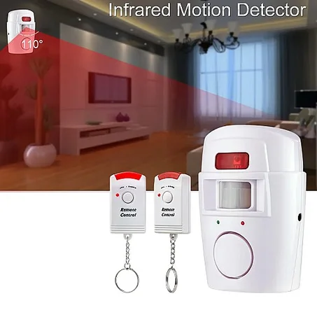 Wireless PIR Motion Sensor Detector Alarm for Home Door Window