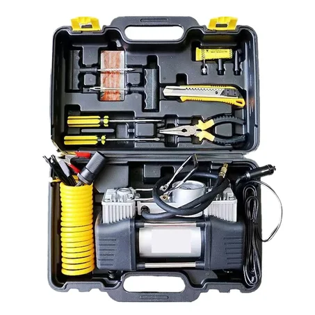 � كمبريسور هواء مزدوج احترافي 12V 🚗💨⚡ GONFLEUR 12 V ⚡