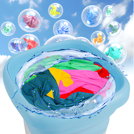 غسالة ملابس محمولة   ™Mini-Washing