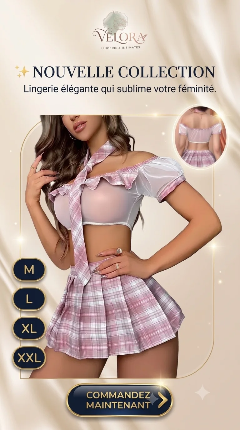 Sweet Campus — Coffret Lingerie Rose
