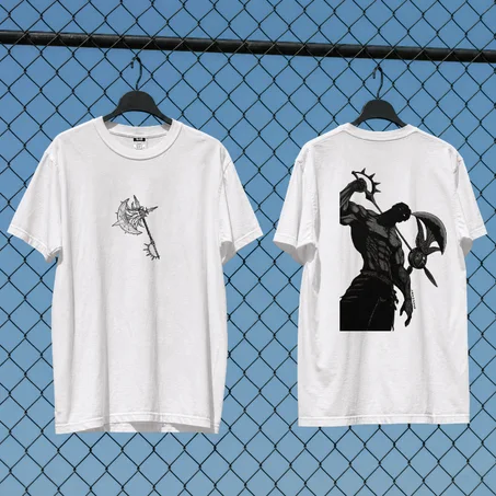 Rebellion Tee — Black and white