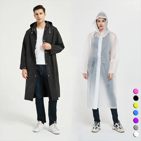 Manteau de pluie imperméable à capuche HOMMES ET FEMMES