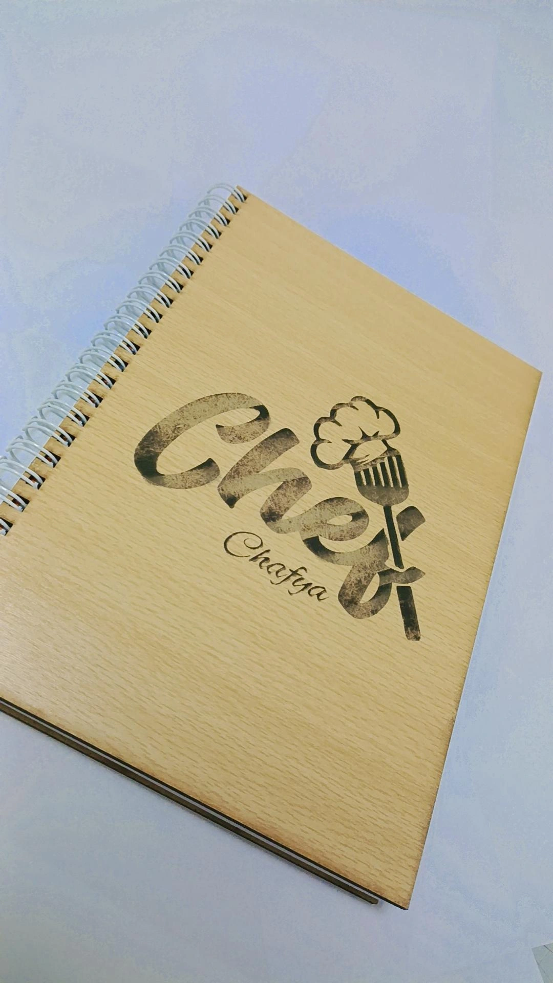 Notebook personnalisé en Bois