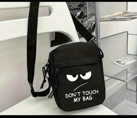 حقيبة فخم  Dont touch my bagجودة عالية بثلات جيوب