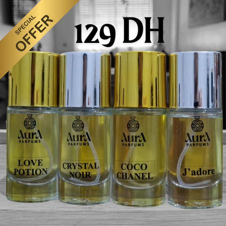 Pack 4 parfums - 20ml