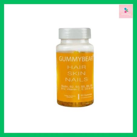 GUMMYBEAR Hair Skin et Nails, 60 Gummies
