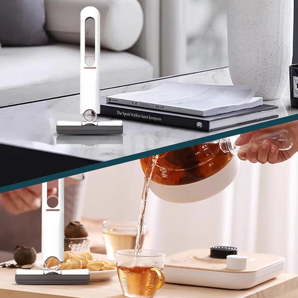 Mini Vadrouille Portable à Presser, Petites Vadrouilles Auto-essorage