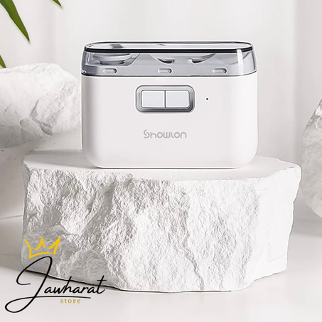 مقص تقليم الـأظافر الكهربائي منخفض الضوضاء مع حاوية لجمع الـأظافر المقصوصة