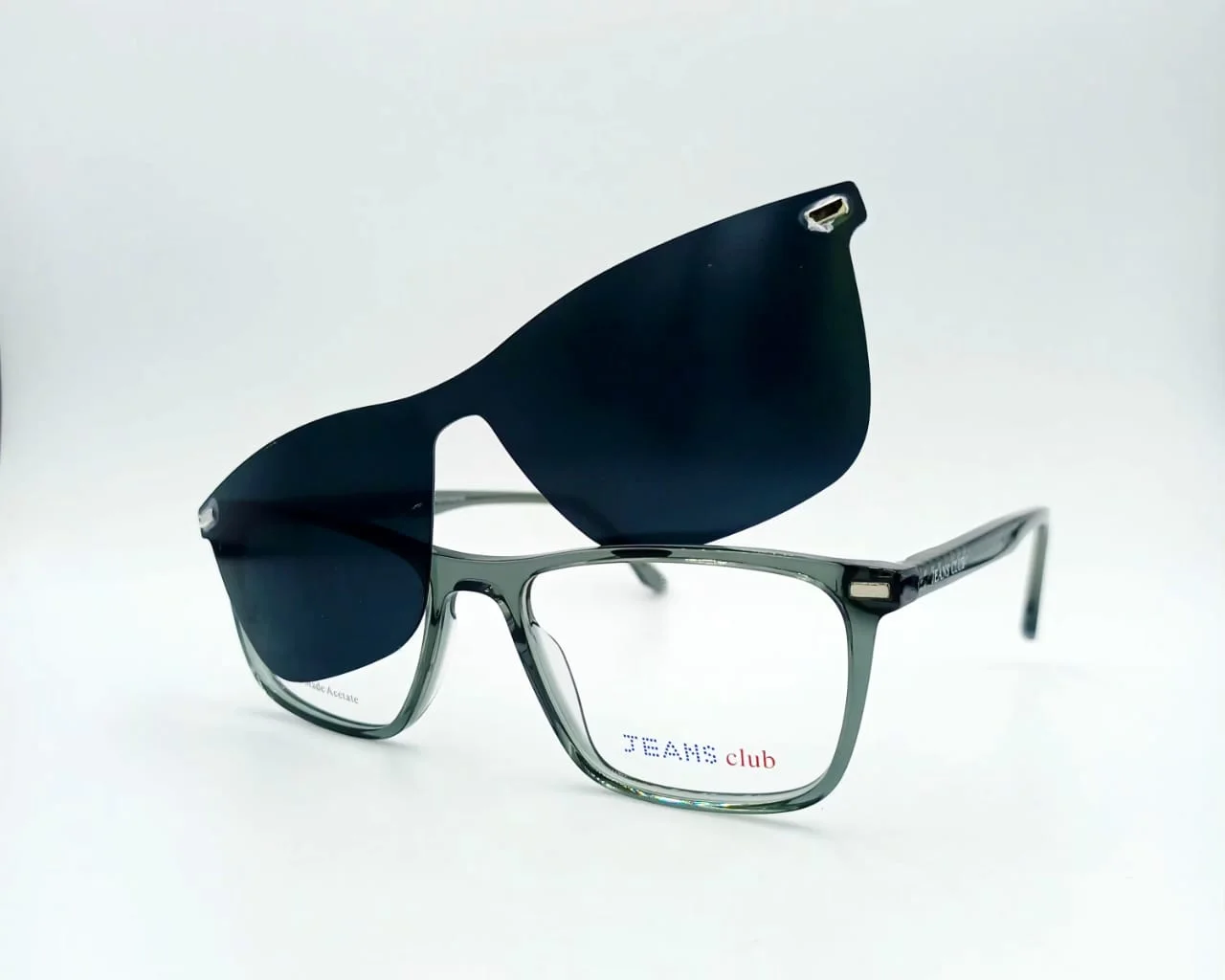 Monture clip‑on Noir Classique