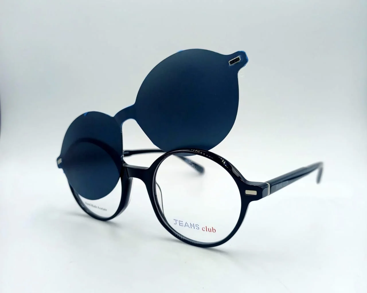 Monture flip‑up Noir Rond