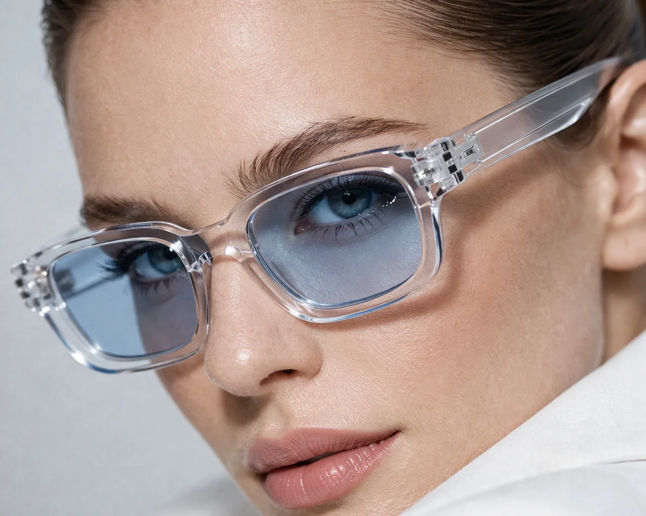 Tifawin Clear Blue Sunglasses