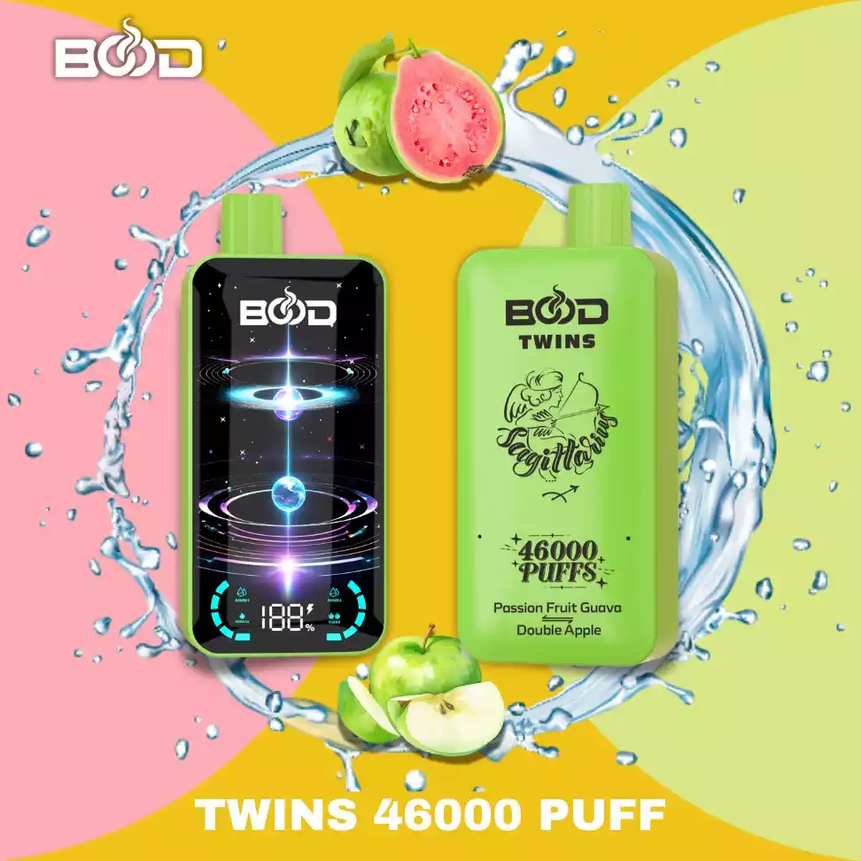 BOOD TWINS 46K – 5% Nicotine | بود توينز 46 ألف سحبة – 5% نيكوتين