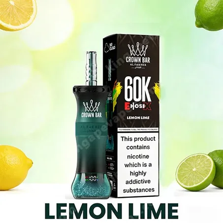 Al Fakher Crown Bar 60K – Chicha Électronique pour 20 personnes