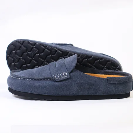 Naples tiger daim bleu marine