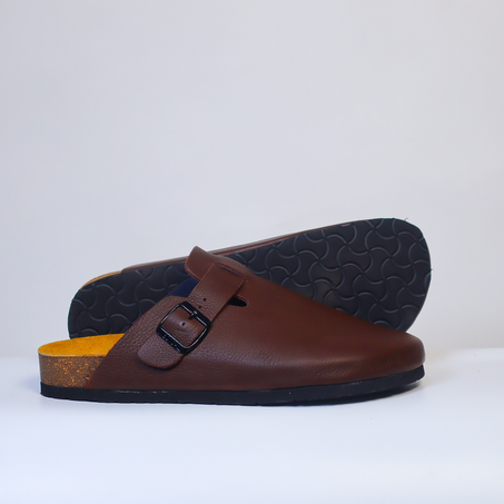 Marron cuir foncé sabo