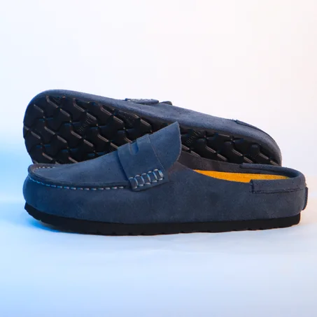 Naples tiger daim bleu marine