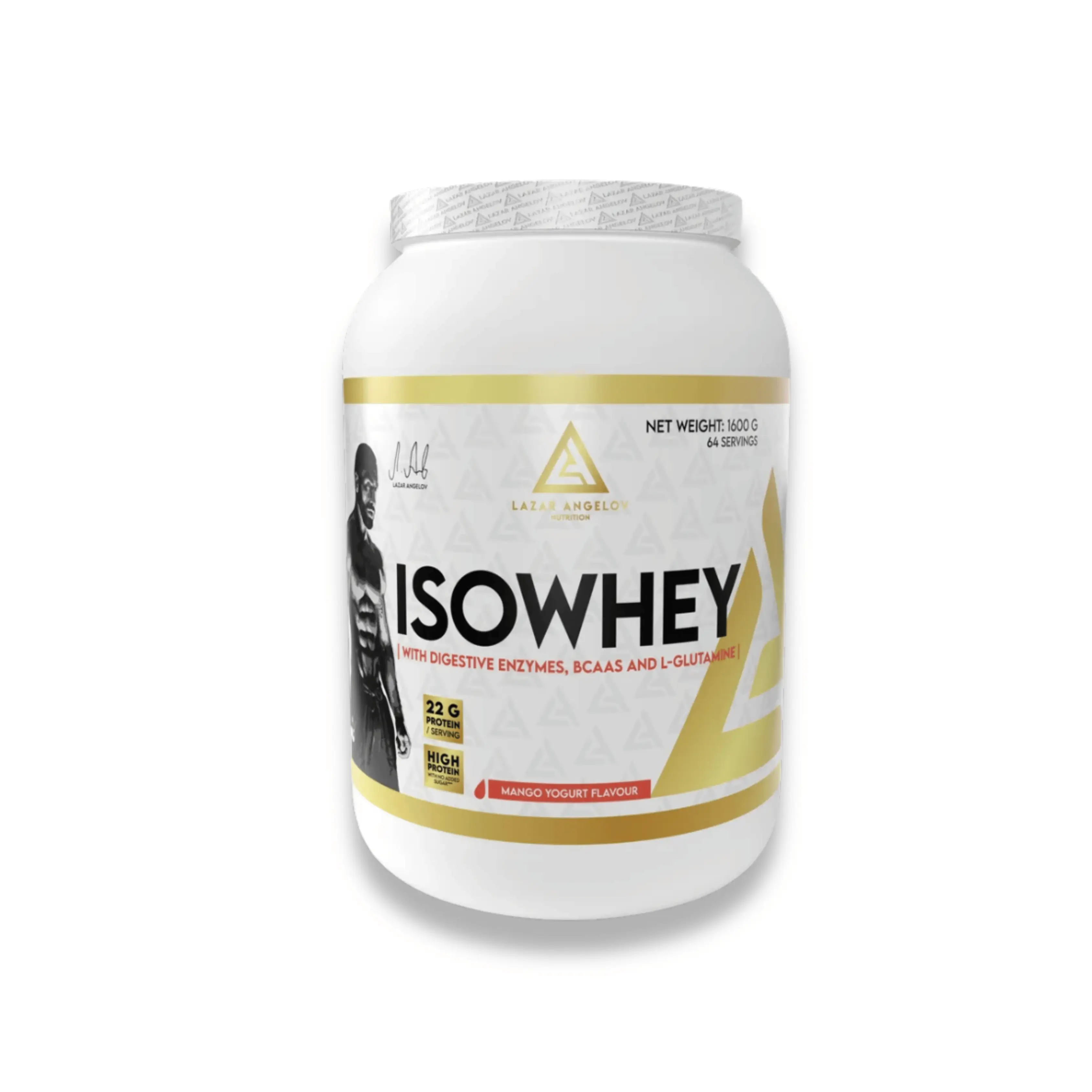 IsoWhey Lazar Angelov 1,6kg – Whey Isolate 86% Protéines