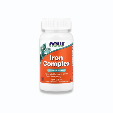 NOW Foods Iron Complex, Fer Complexe – Énergie & Globules Rouges