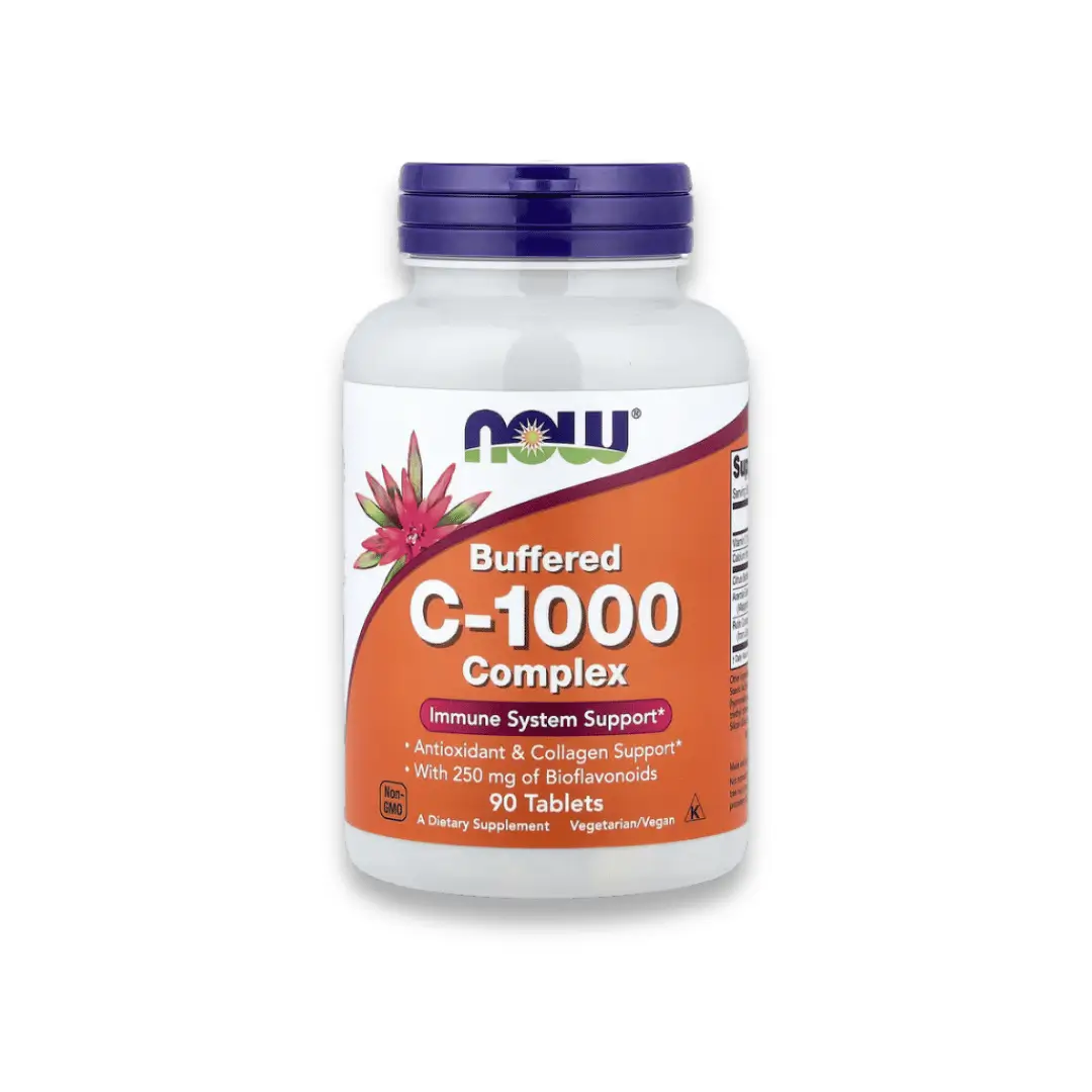 Vitamine C-1000 Buffered 90 Comprimés | Complexe Antioxydant