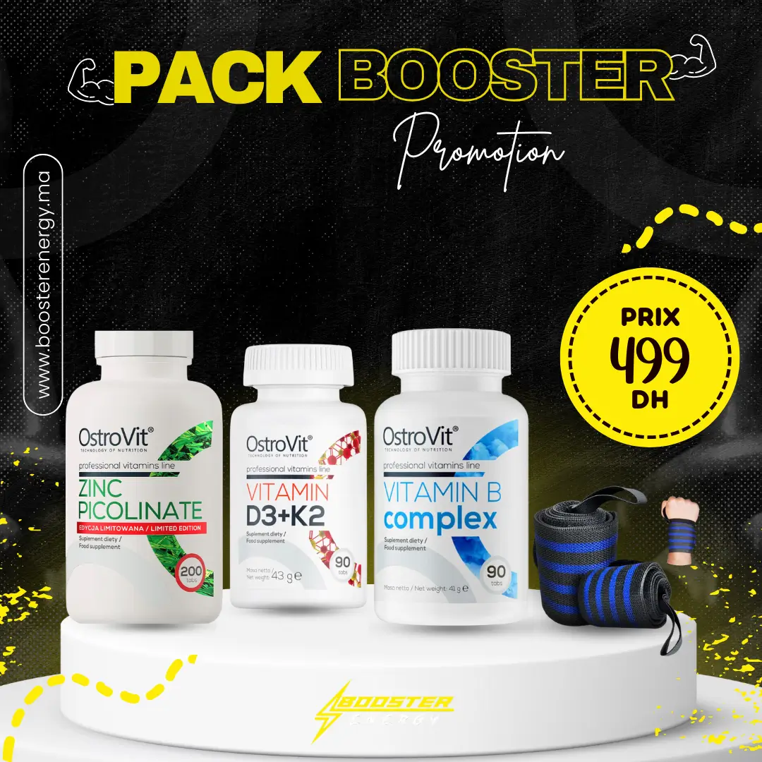 PACK VITALITÉ & IMMUNITÉ COMPLÈTE : Vitamin B complex, Zinc Picolinate & D3/K2