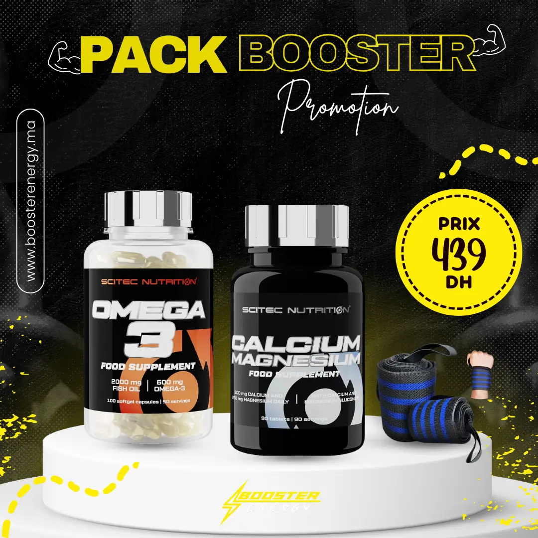 PACK SANTÉ OSSEUSE & CŒUR : Oméga-3 + Calcium Magnésium